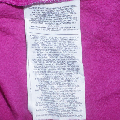 Nike Women’s Pink Pullover Hoodie Small Cotton Blend Lined
