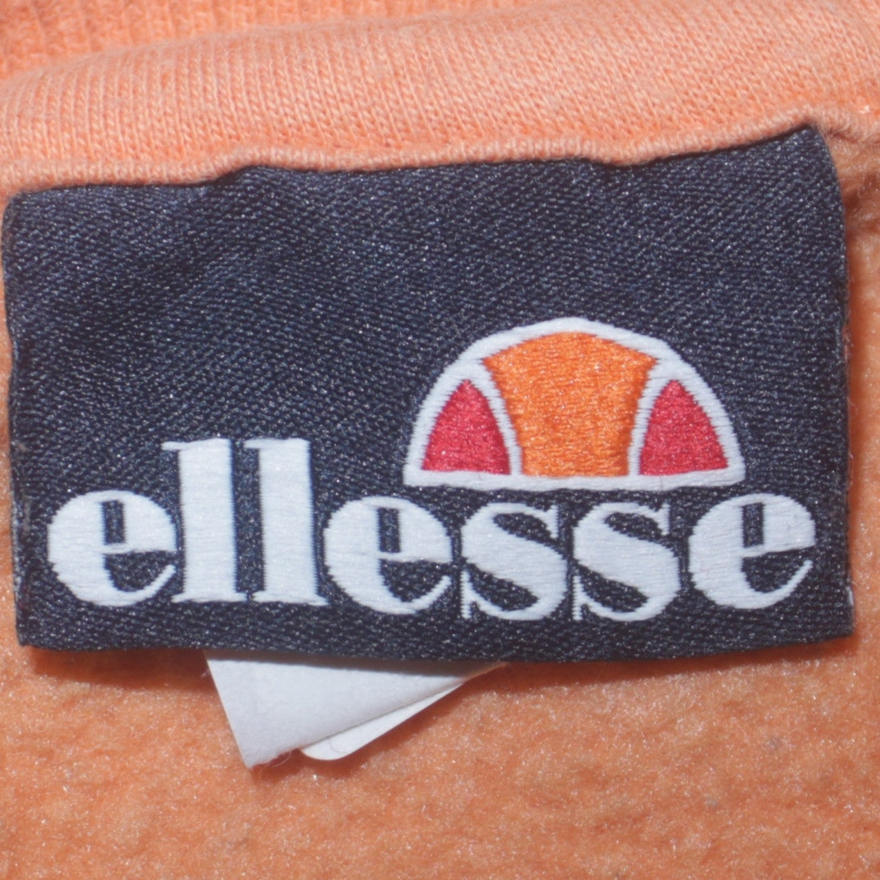 Ellesse Men's Orange Crew Neck Fleece Sweatshirt L Regular Fit
