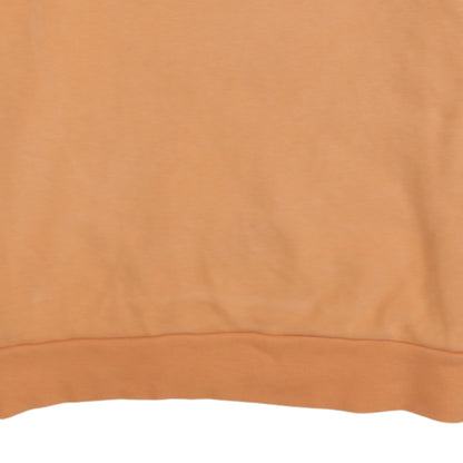 Ellesse Men's Orange Crew Neck Fleece Sweatshirt L Regular Fit