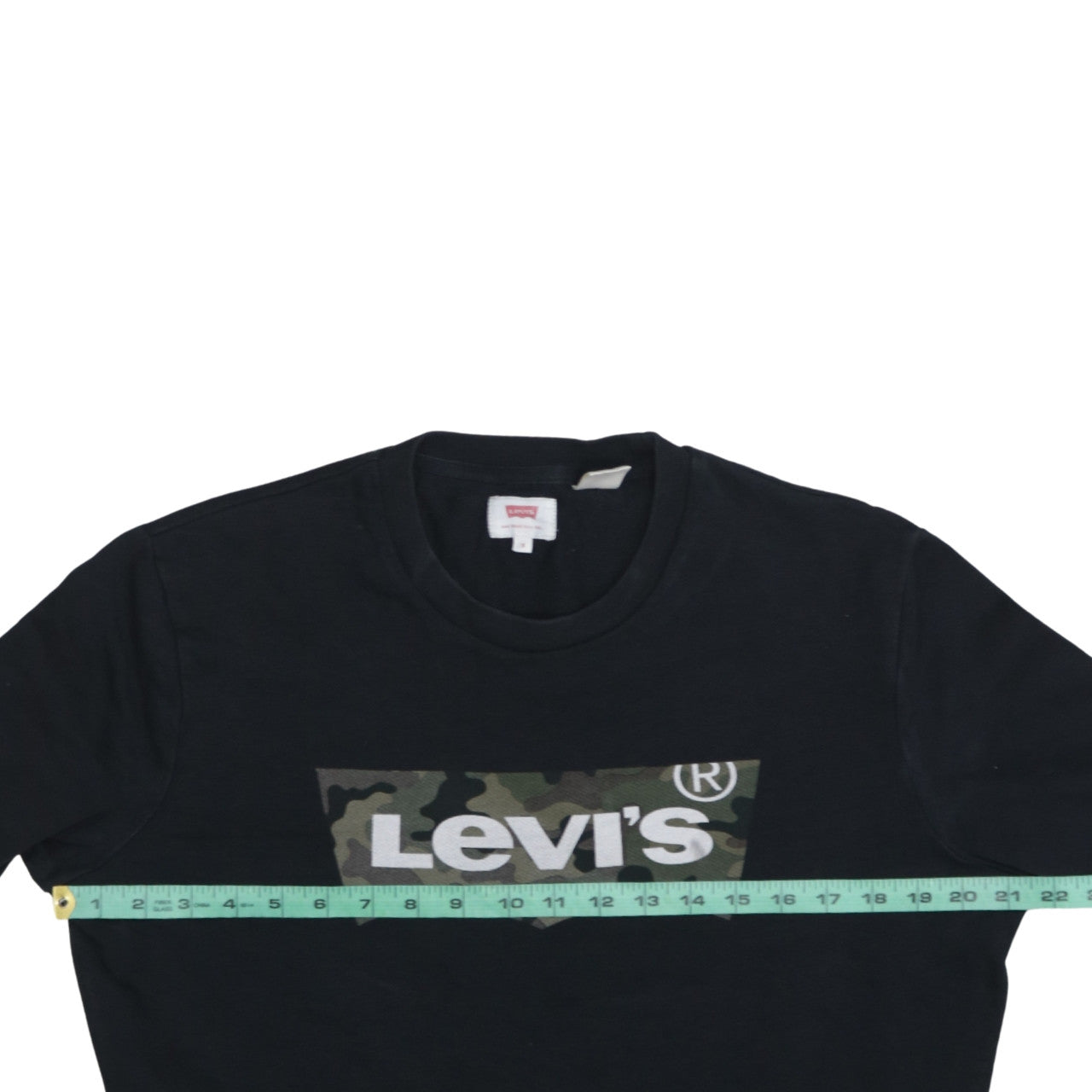 Mens UK Size S Levi's Black Pullover Sweatshirt