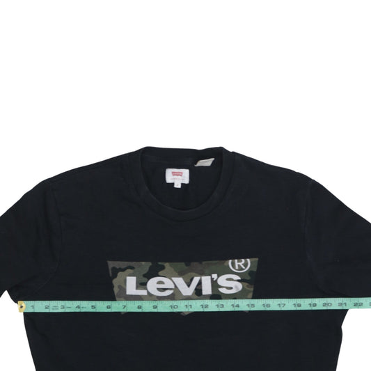 Mens UK Size S Levi's Black Pullover Sweatshirt