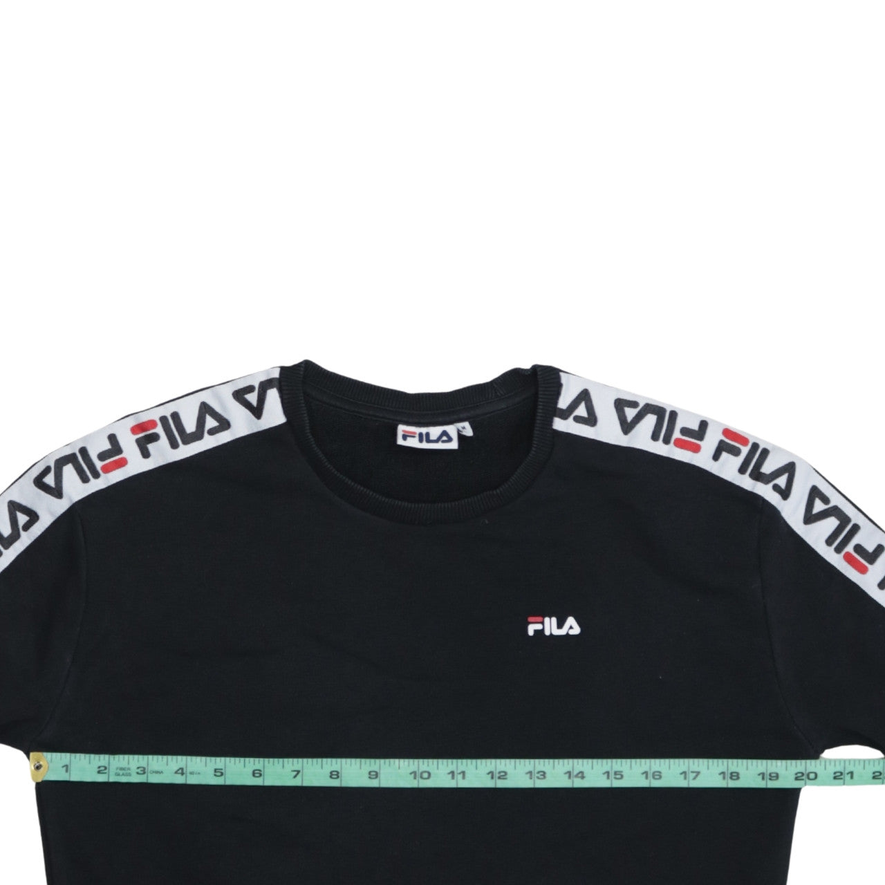 Womens UK Size M FILA Black Pullover Sweatshirt