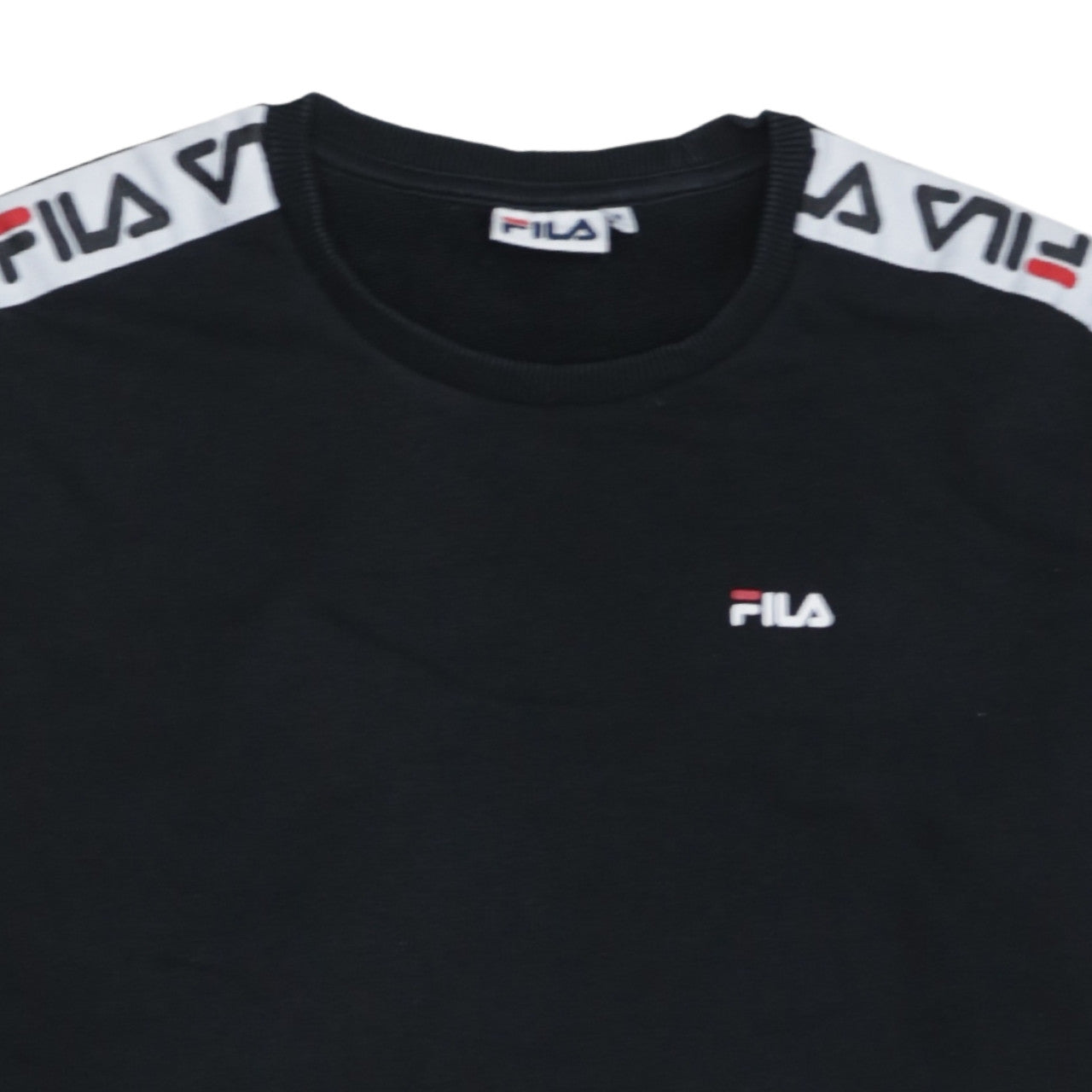 Womens UK Size M FILA Black Pullover Sweatshirt