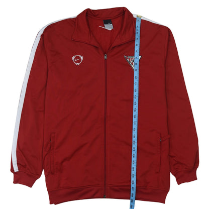 Mens UK Size L Nike Red Full Zip Sweatshirt