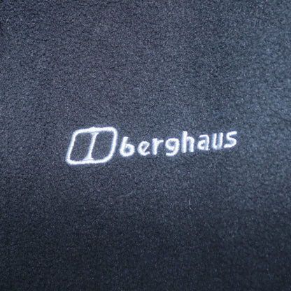 Berghaus Women's Black Fleece 1/4 Zip Pullover Sweatshirt UK 10 S