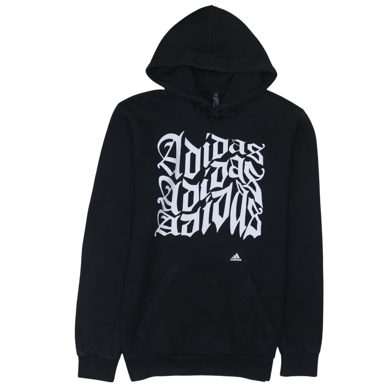 Mens UK Size S adidas Black Pullover Hoodie