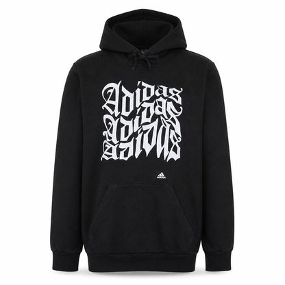 Mens UK Size S adidas Black Pullover Hoodie