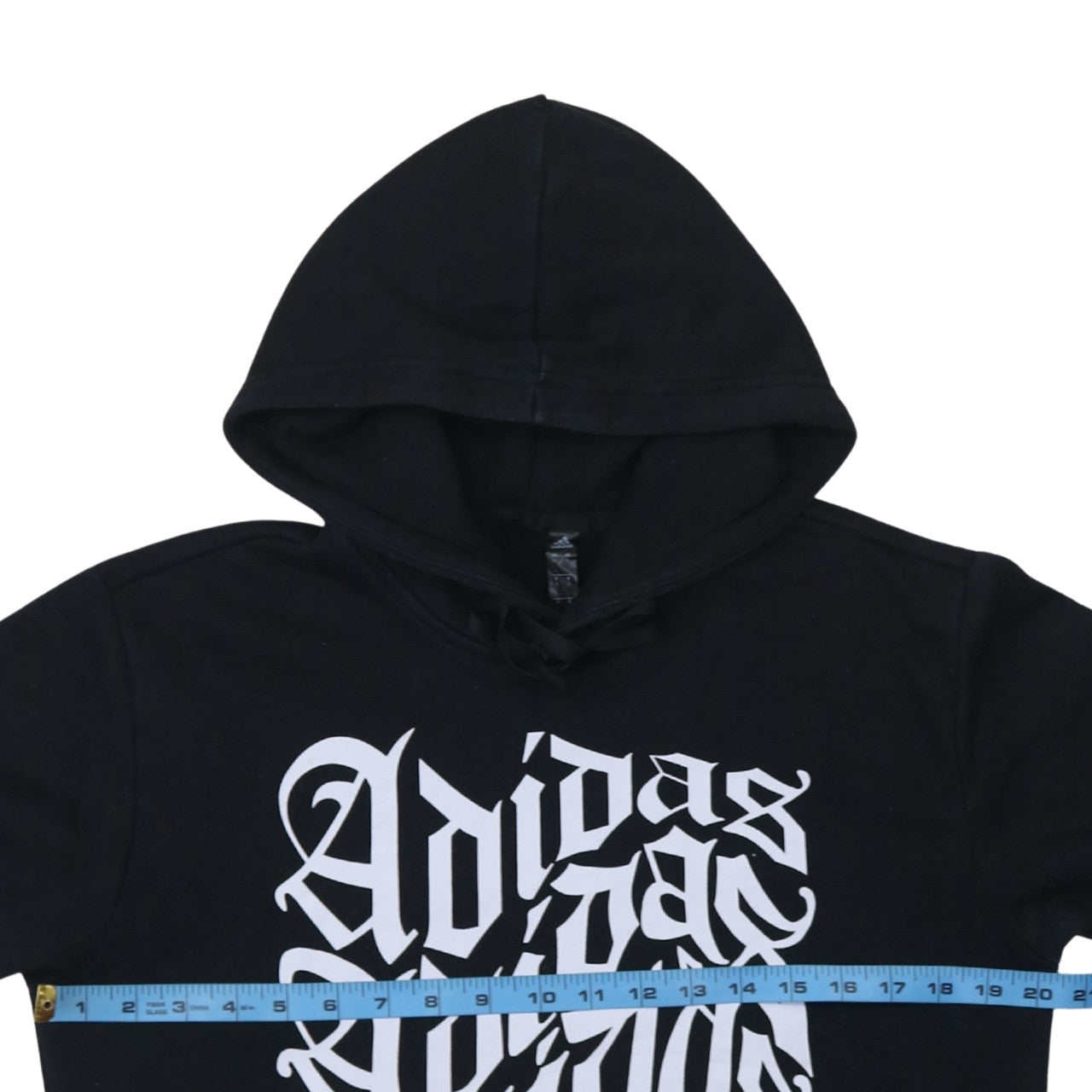Mens UK Size S adidas Black Pullover Hoodie