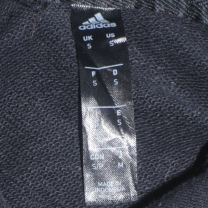 Mens UK Size S adidas Black Pullover Hoodie