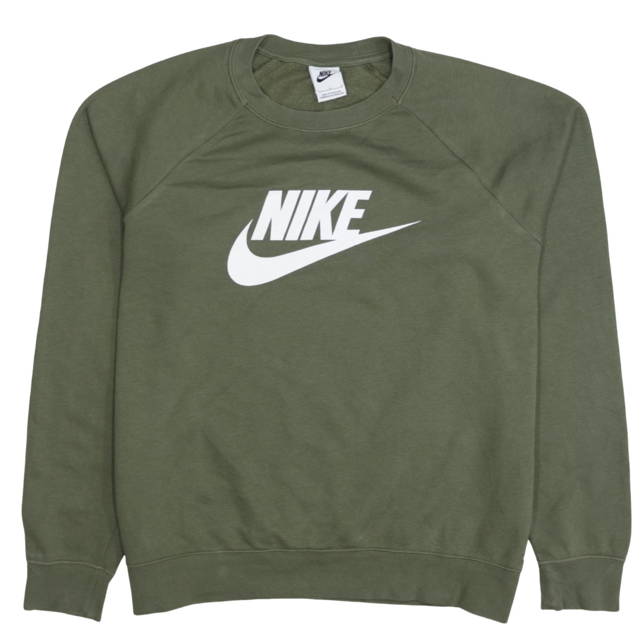 Womens UK Size L Nike Green Pullover Sweatshirt