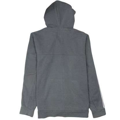 Adidas Men's Grey Full Zip Hoodie Medium Sports Fleece
