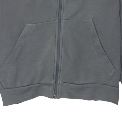 Adidas Men's Grey Full Zip Hoodie Medium Sports Fleece