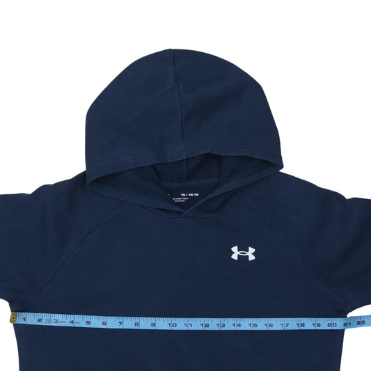 Boys UK Size 158 Under armour Blue Pullover Hoodie