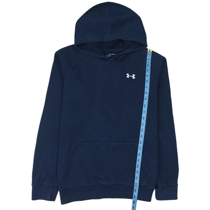 Boys UK Size 158 Under armour Blue Pullover Hoodie