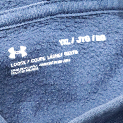 Boys UK Size 158 Under armour Blue Pullover Hoodie