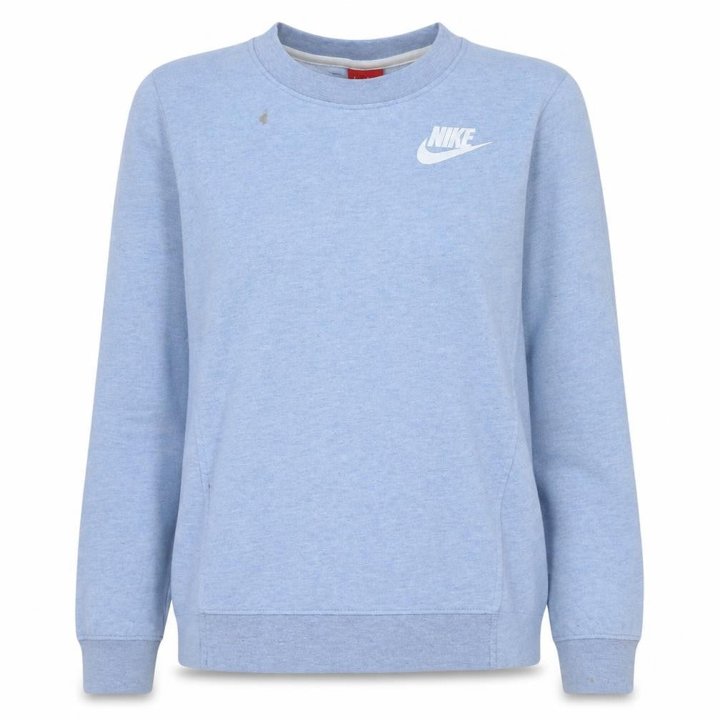 Womens UK Size XS Nike Blue Basic T-Shirt