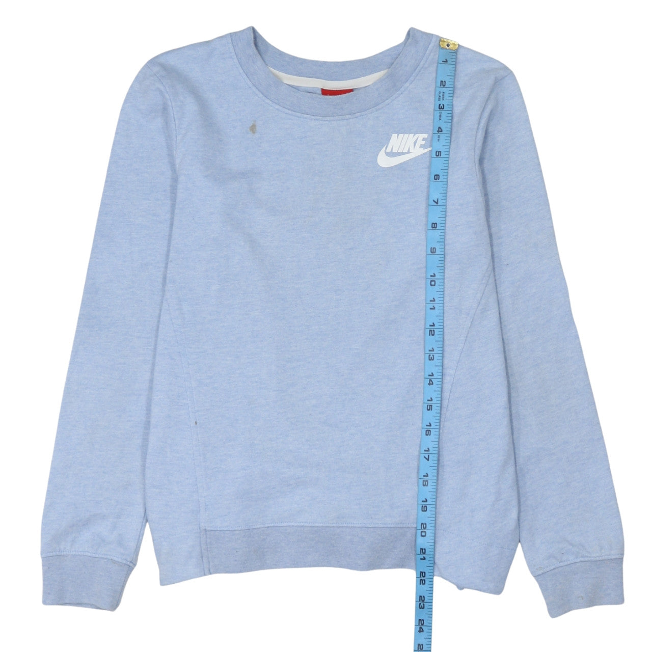 Womens UK Size XS Nike Blue Basic T-Shirt