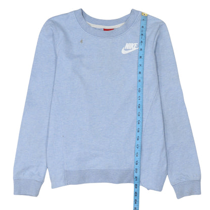 Womens UK Size XS Nike Blue Basic T-Shirt