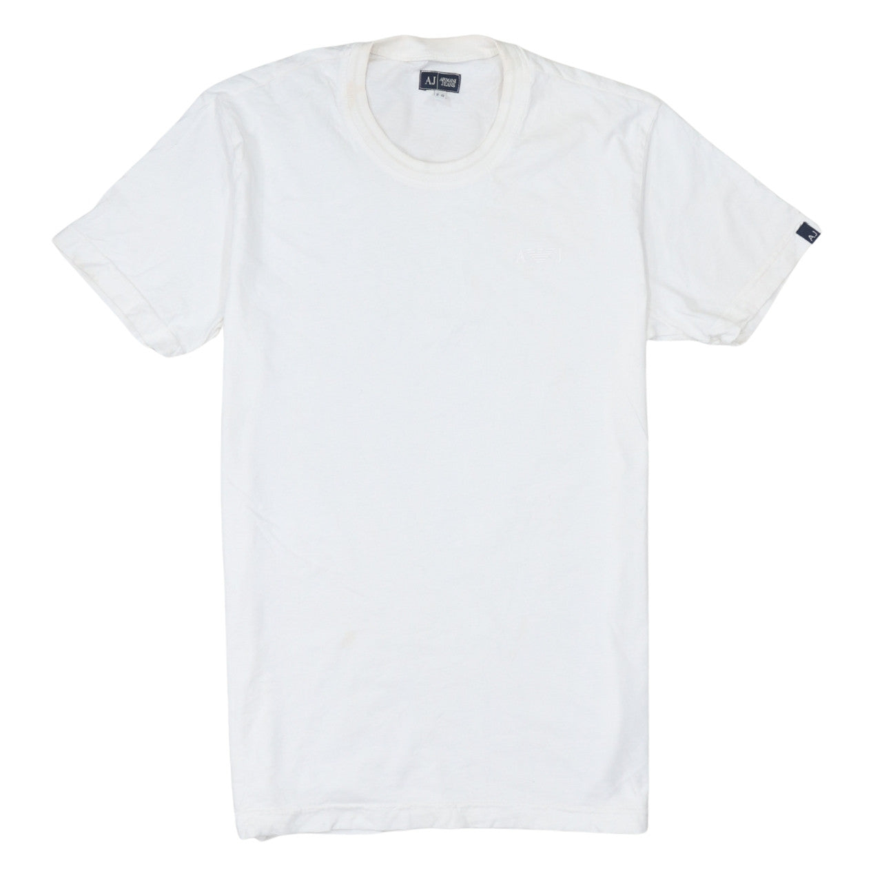 Mens UK Size XS Armani Jeans White  T-Shirt