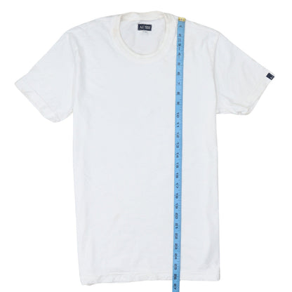 Mens UK Size XS Armani Jeans White  T-Shirt