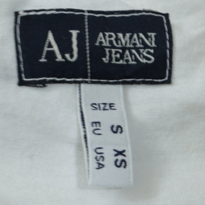 Mens UK Size XS Armani Jeans White  T-Shirt
