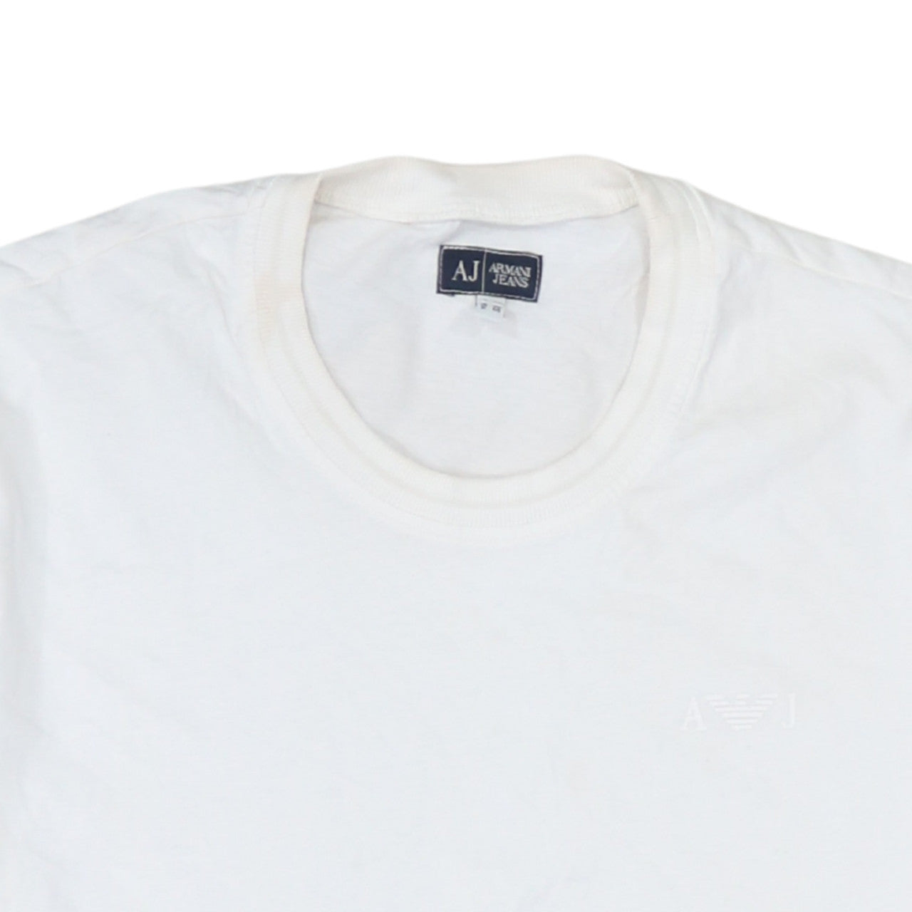 Mens UK Size XS Armani Jeans White  T-Shirt
