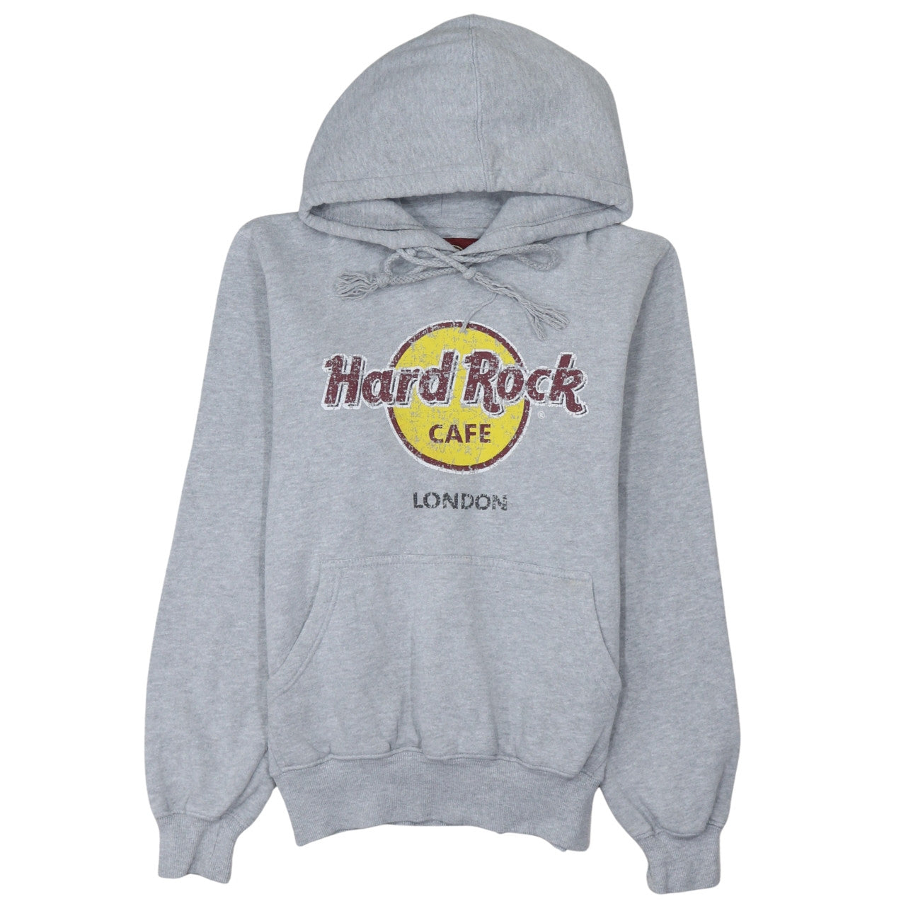 Womens UK Size S Hard Rock Cafe Grey Pullover Hoodie