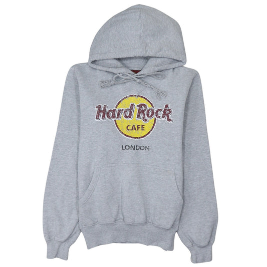 Womens UK Size S Hard Rock Cafe Grey Pullover Hoodie
