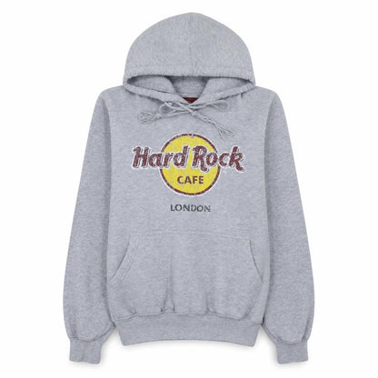 Womens UK Size S Hard Rock Cafe Grey Pullover Hoodie