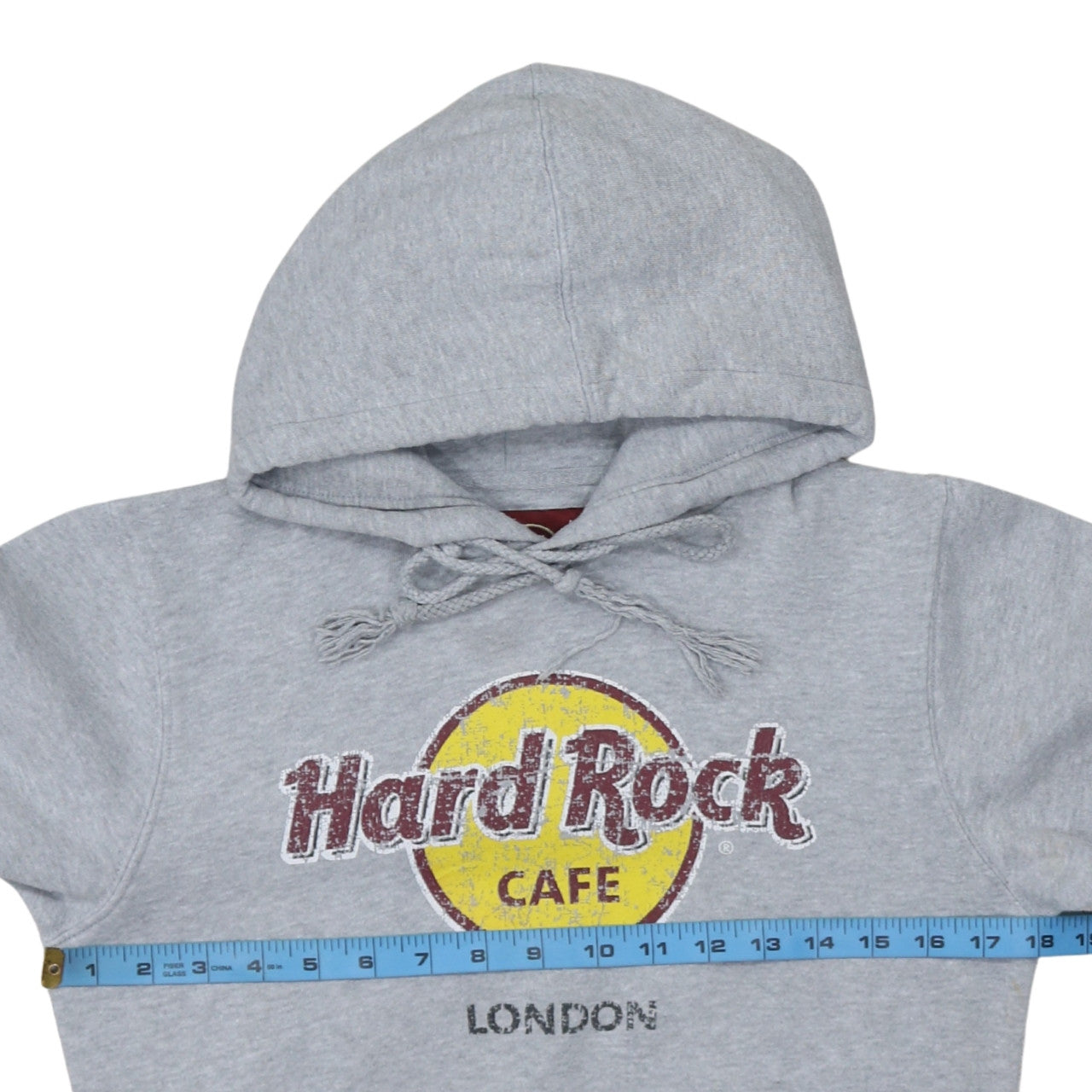 Womens UK Size S Hard Rock Cafe Grey Pullover Hoodie