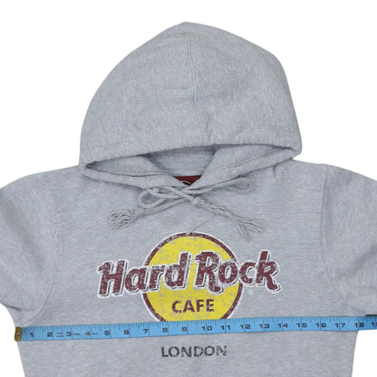 Womens UK Size S Hard Rock Cafe Grey Pullover Hoodie