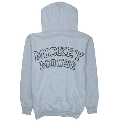 Disney Women Grey Full Zip Hoodie Size 14 Mickey Mouse 1928 Graphic