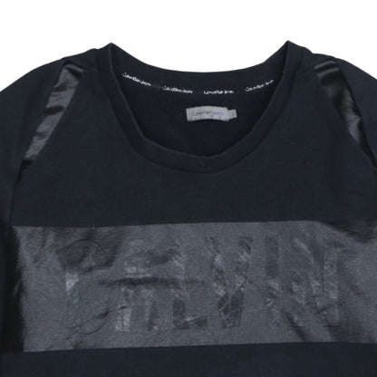 Calvin Klein Jeans Womens Black L Pullover Sweatshirt