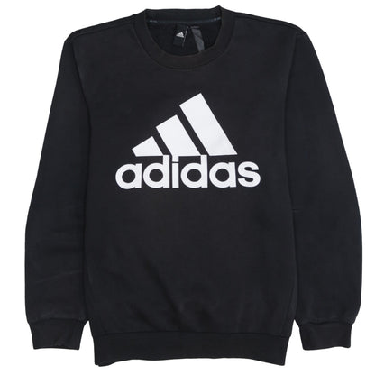 Mens UK Size M adidas Black Pullover Sweatshirt
