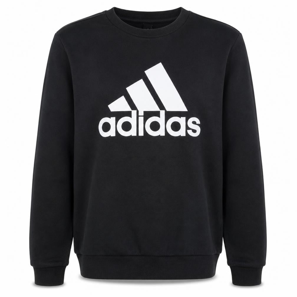 Mens UK Size M adidas Black Pullover Sweatshirt