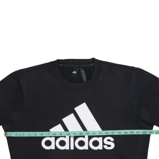 Mens UK Size M adidas Black Pullover Sweatshirt
