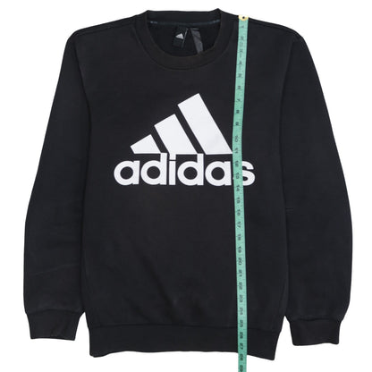 Mens UK Size M adidas Black Pullover Sweatshirt