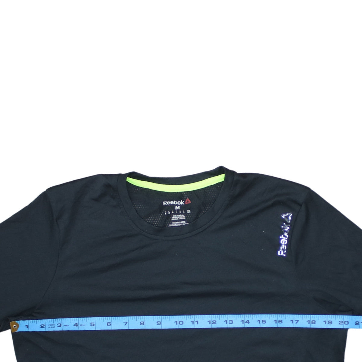 Mens UK Size M Reebok Black Gym & Training Running & Jogging T-Shirt