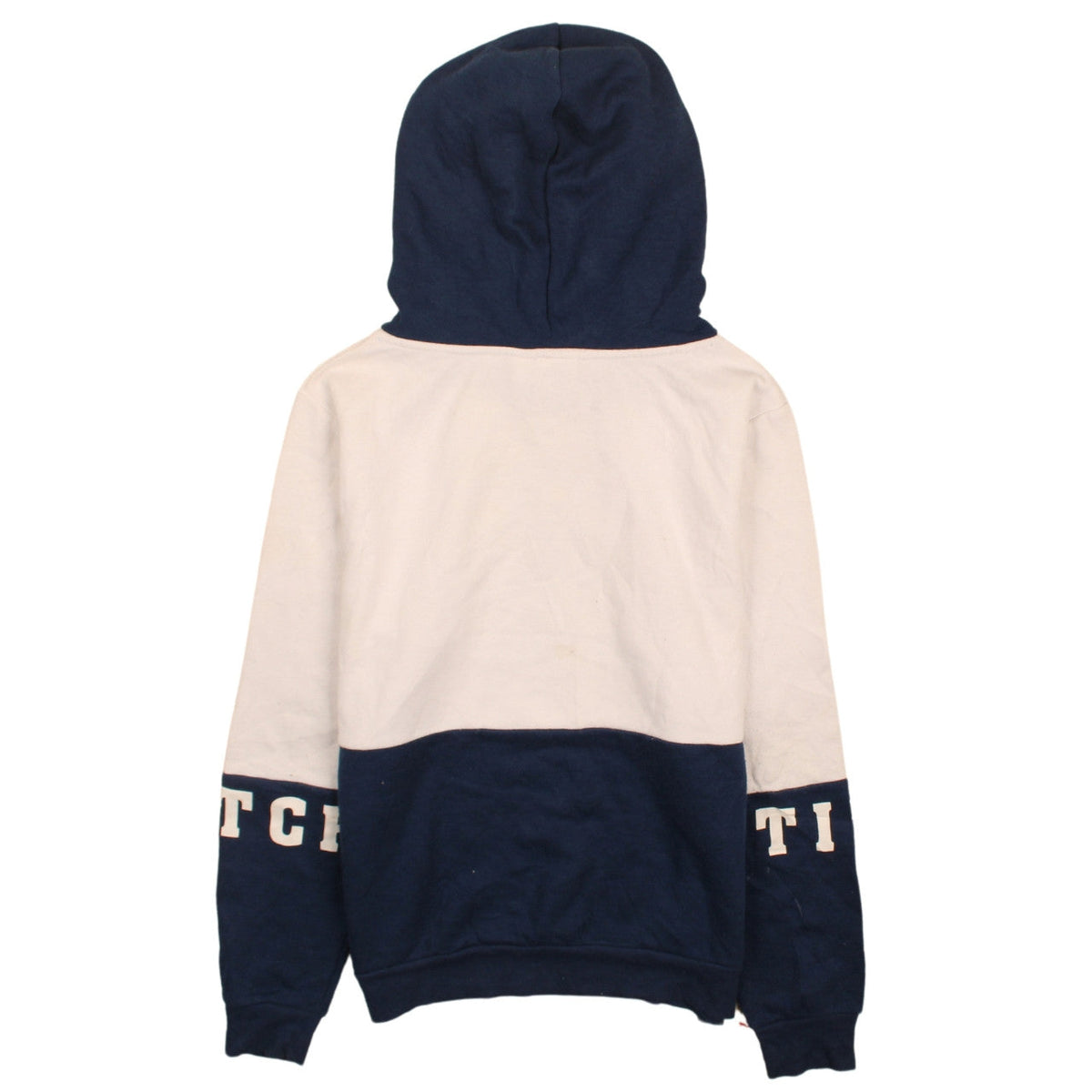 Disney Womens Blue & White Stitch Hoodie Size S Pullover