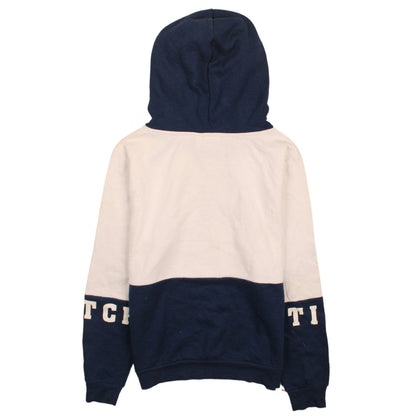 Disney Womens Blue & White Stitch Hoodie Size S Pullover