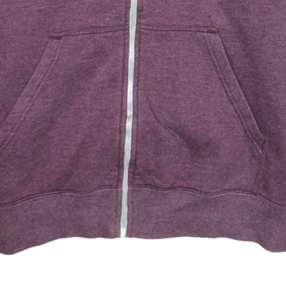 Vans Boys Purple Full Zip Hoodie Size M Cotton Blend Skateboard Style