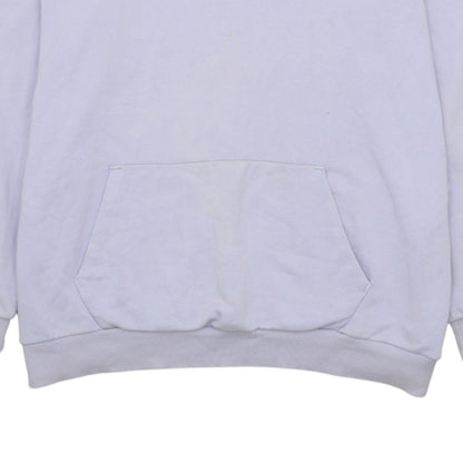 PUMA Women Lavender Hoodie Size 12 Floral Embroidered Pullover