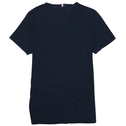 Tommy Hilfiger Women's Black XS Organic Cotton Crew Neck T-Shirt