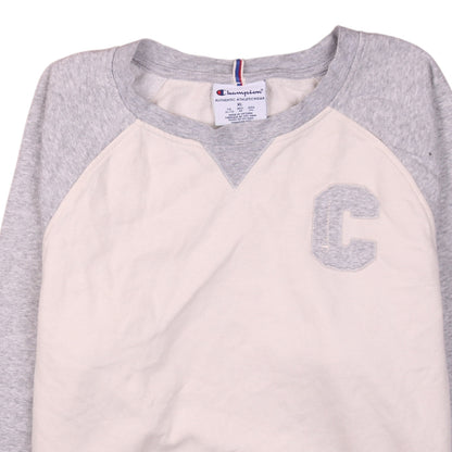 Mens UK Size XL Champion Grey Pullover Sweatshirt