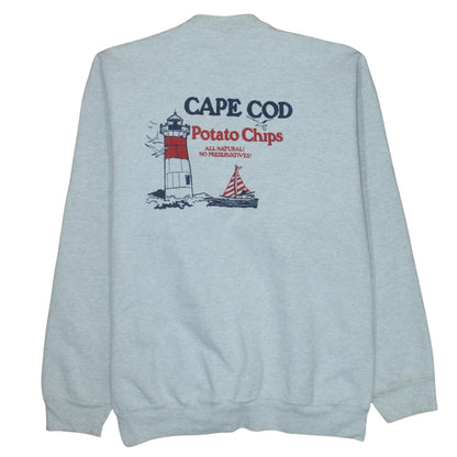 Mens UK Size 2XL Fruit of the Loom Grey Pullover Sweatshirt