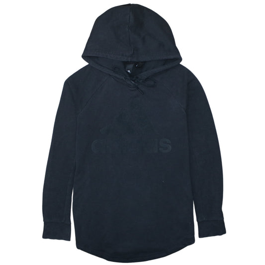 Womens UK Size S adidas Black Pullover Hoodie