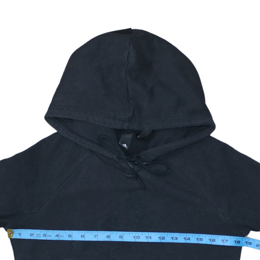 Womens UK Size S adidas Black Pullover Hoodie