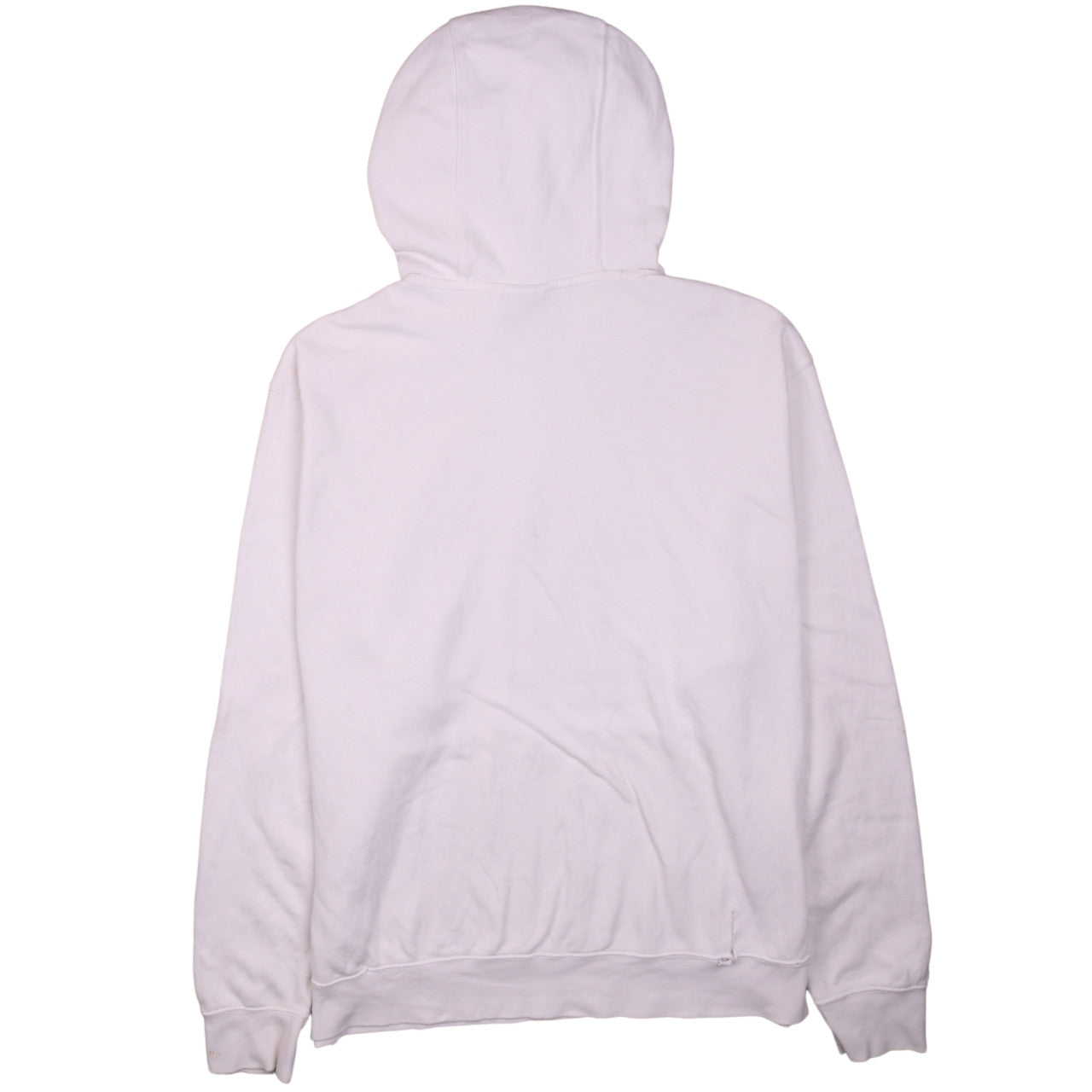 Nike Men's White Pullover Hoodie L Sports Graphic Logo