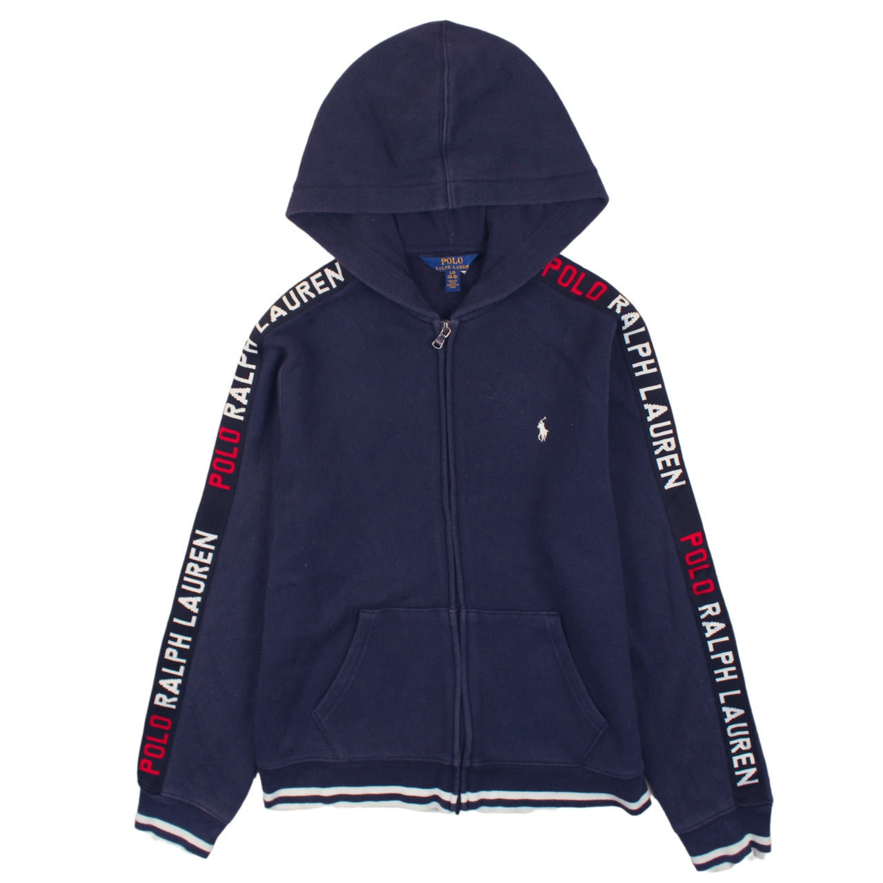 Boys UK Size 14-16 Years Ralph Lauren Blue Full Zip Hoodie