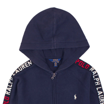 Boys UK Size 14-16 Years Ralph Lauren Blue Full Zip Hoodie